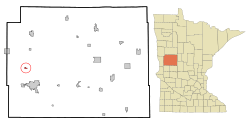 Location of Elizabeth, Minnesota
