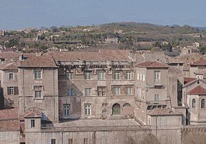 Palais des Evêques et Musee Margotton Façade Rhône