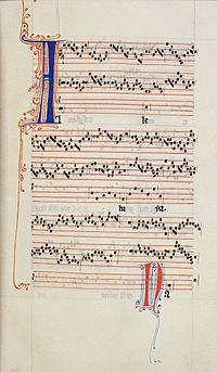 Illuminated Manuscript of the Alleluia nativitas