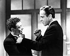 Peter Lorre and Humphrey Bogart The Maltese Falcon Still