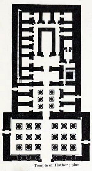 Plan of Temple of Hathor