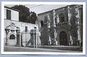 Portals of the Convent of San Agustín, in 1880, Arequipa, Peru