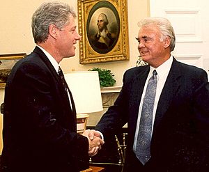 President Bill Clinton and Congressman Bill Young