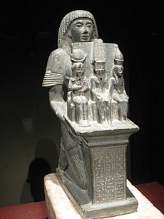 Ramessesnakht Theban Triad Statue 2012
