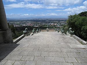 Rhodes memorial view