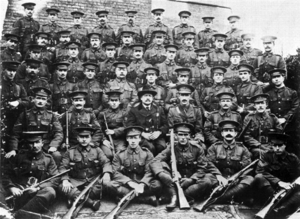 Rhodesian Platoon of the KRRC at Sheerness, 1914