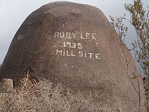 Ruby Lee Mill rock