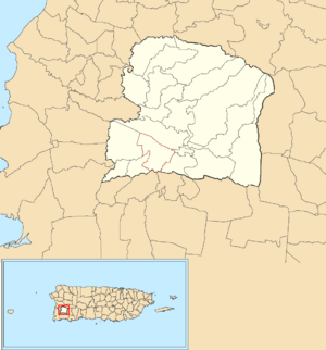 San Germán, Puerto Rico locator map