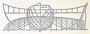 Sparrow Hawk hull.lines Lawler 1865