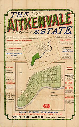 StateLibQld 1 262644 Estate Map of Aitkenvale Estate, Townsville, Queensland, 1883