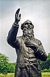 Statue of Fr. Corby at Gettysburg.jpg