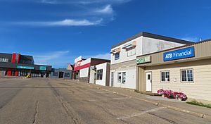 Swan Hills AB business district