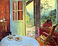 The dining room in the country by Pierre Bonnard (1913)