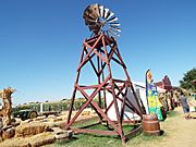 Tolmachoff Farms-Steel Star open back-geared steel windmill-1910-2