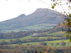 View of Ysgyryd Fawr from above Llanellen (geograph 3737313)