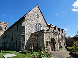 View of the West Side of All Saints' Church, Orpington (II)