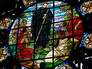 Vitral de l a Iglesia y Claustro de San Pedro Claver. Cartagena. Colombia