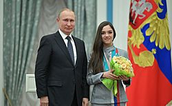 Vladimir Putin and Evgenia Medvedeva (2018-02-28)