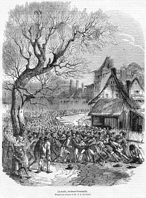 "La soule en Basse Normandie" 1852