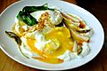 Çılbır with duck-fat sautéed Ramps (14826584557)