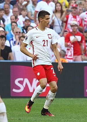 Украина - Польша 0-1. 21 июня 2016 года — 692422 (Bartosz Kapustka).jpg