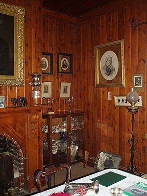 1907 - Savernake Station and Moveable Heritage - Interior of homestead with moveable heritage (5060976b13)