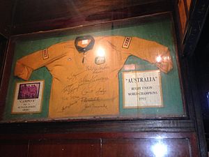 1991 - David Campese's autographed shirt