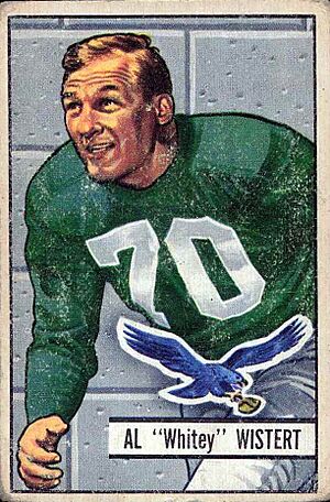 Al wistert 1951 bowman card