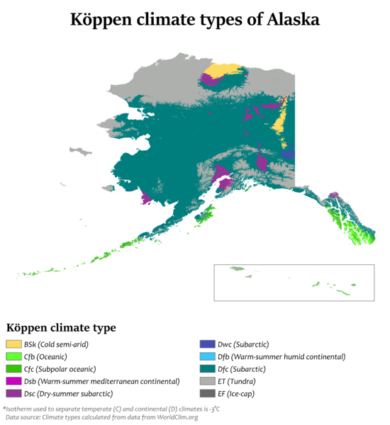 Alaska Köppen