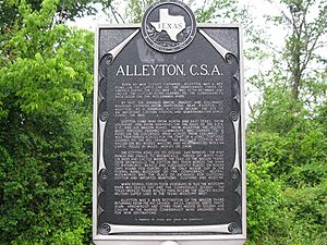 Alleyton TX Historical Marker