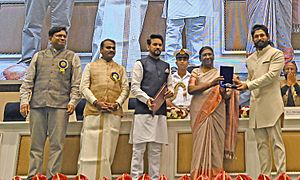 Allu Arjun wins National Award for Pushpa The Rise