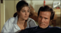 Antonia Santilli e Henry Silva, nel film Il boss, 1973