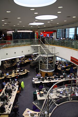BBC Television Centre Newsroom KristynaM Flickr