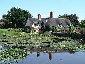 Badger Pond and House - geograph.org.uk - 467948