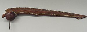 Ball-headed War Club with Spike, early 19th century, 50.67.61
