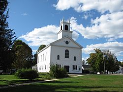 Baptist Church at the village center