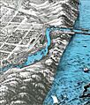 Bird's Eye View of Michigan City, 1869 A. Ruger