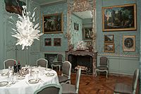 Blue Dining Room at Waddesdon Manor