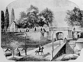 Brooklyn heights drawing 1854
