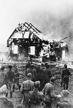 Bundesarchiv Bild 183-L19427, Litauen, brennende Synagoge