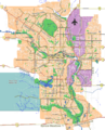 Calgary street map