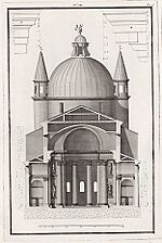 Chiesa Redentore sezione 2 Bertotti Scamozzi 1783