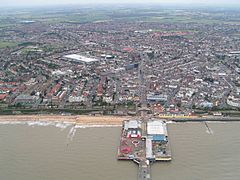 Clacton-on-Sea from the air