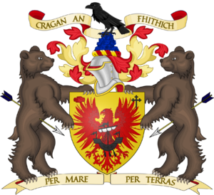 Coat of arms of the MacDonnel of Glengary
