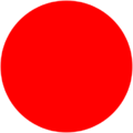 Disc Plain red