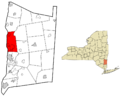 Dutchess County New York incorporated areas Hyde Park highlighted