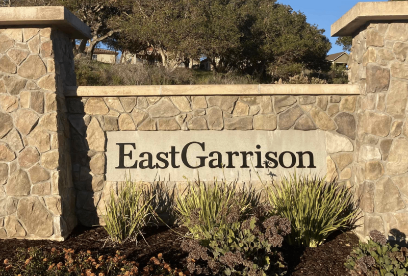 East Garrison entry sign