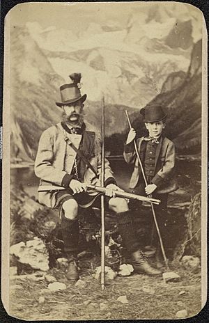 Emperor Franz Joseph and his only son
