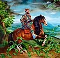 Equestrian Portrait of Philip IV By Kehinde Wiley