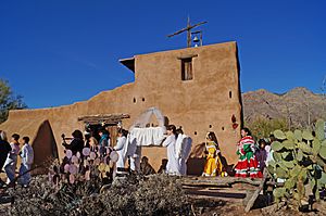 Festivities at the Mission In the Sun